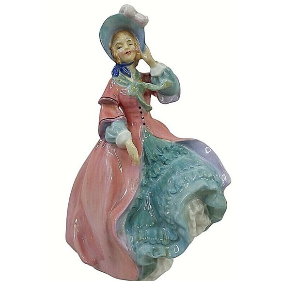 Vintage Royal Doulton Lady Figurine Spring Morning HN1922 England 7.5" - Picture 1 of 7